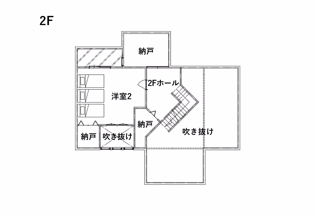 2F 間取り（レイアウト）